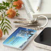 ビクトルウゴ感動的引用文キーチェーン キーホルダー (正面右)