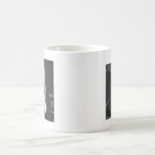 ビクトルヒューゴ&ハピネス引用文ギフトティーなど コーヒーマグカップ (中央)