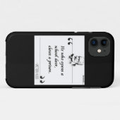 ビクトルユーゴスクールドア引用文iPhone 5ケース Case-Mate iPhoneケース (裏面(横))