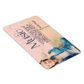 ビクトル・ウゴ感動的引用文「音楽」フレキシブル マグネット (右側)