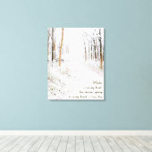 ビクトル・ウゴ・オン・ウィンター キャンバスプリント (インサイチュ (ウッドフロア))