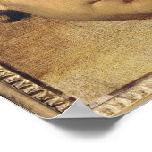 ビクトル・ヒューゴのポートレートのための勉強c.1836 ポスター (角)