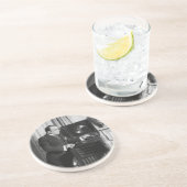 ビクトローラのブランドのレコードプレーヤーを持つエンリコ・カルーソー コースター (側面)