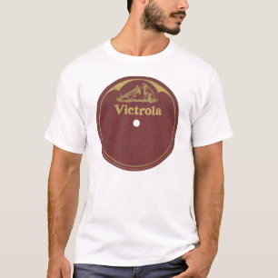 ビクトローラの記録ラベル-ブランク Tシャツ