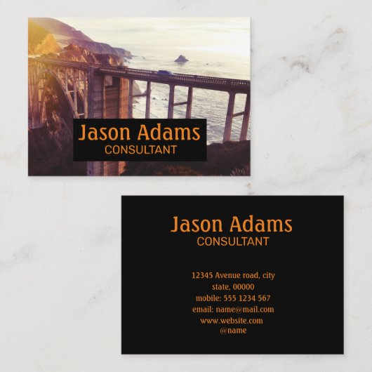 ビクビー橋 名刺 (正面/裏面)