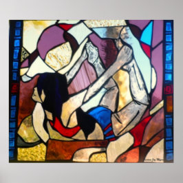 ビクラムヨガボウポーズダヌラサナ ポスター