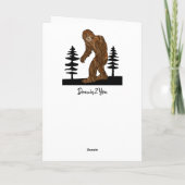 ビグおもしろいフット食べお誕生日ケーキ カード (裏面)