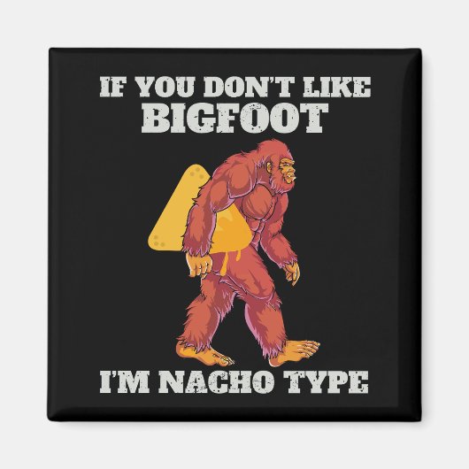 ビグおもしろいフットNacho型 マグネット (正面)