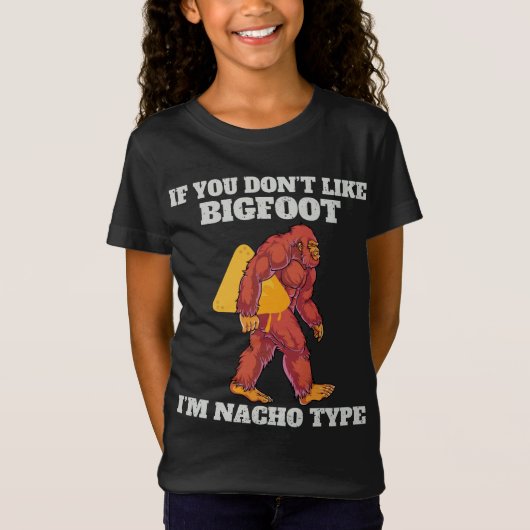 ビグおもしろいフットNacho型 Tシャツ (正面)