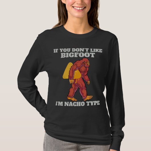 ビグおもしろいフットNacho型 Tシャツ (正面)