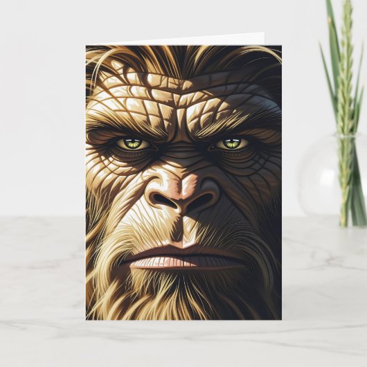 ビグフおもしろいットハッピーバースデーブラザー カード (正面)