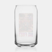 ビグフおもしろいット足ミーム ガラス缶 (正面)