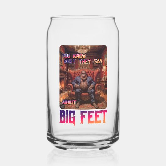 ビグフおもしろいット足ミーム ガラス缶 (裏面)