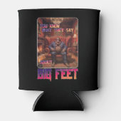 ビグフおもしろいット足ミーム 缶クーラー (正面)