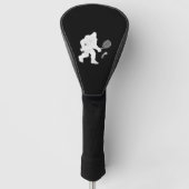 ビグフットおもしろいサスカッチテニススポーツTシャツ ゴルフヘッドカバー (正面)