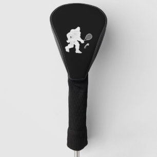 ビグフットおもしろいサスカッチテニススポーツTシャツ ゴルフヘッドカバー