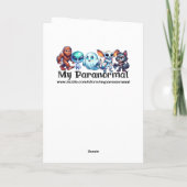 ビグフットおもしろいピックボール誕生日 カード (裏面)