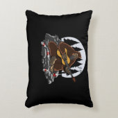 ビグフットおもしろいマウンテンキャンピングハイキング アクセントクッション (正面(垂直))