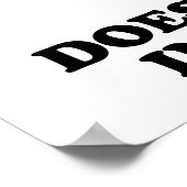 ビグフットは信じお前にも似合わない ポスター (角)