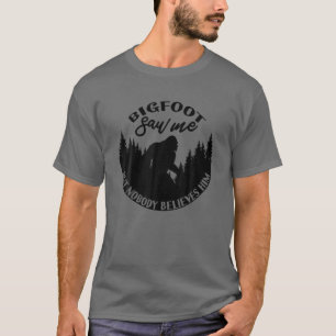 ビグフットは誰も見信じない!サスカッチ Tシャツ