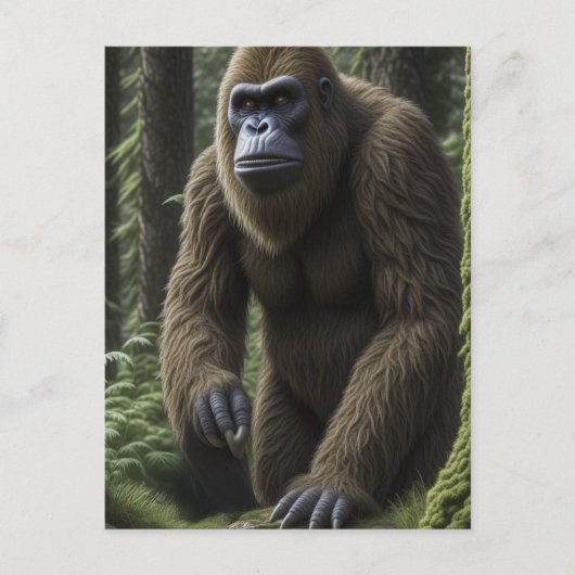 ビグフットまたはサスカッチ保のTouch ポストカード (正面)