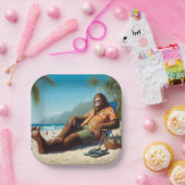 ビグフットオンザビーチ ペーパープレート (パーティー)