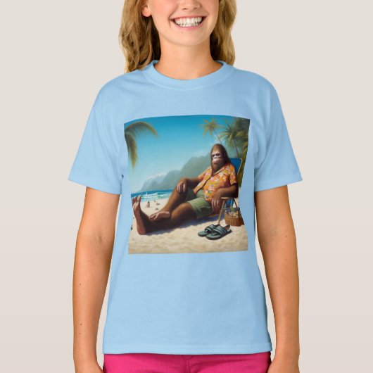 ビグフットオンザビーチ Tシャツ (正面)