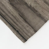 ビグフットキャビン素朴ウッドファミリー名前をカスタムする フリースブランケット (角)