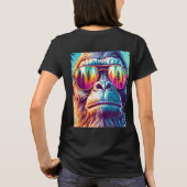 ビグフットクールインお尻サングラス Tシャツ (裏面)