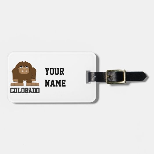 ビグフットコロラド ラゲッジタグ (正面横)