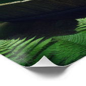 ビグフットサスカッチで風呂に入る森 ポスター (コーナー)