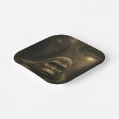 ビグフットサスカッチエイリアンUFO おもしろい ペーパープレート (傾斜あり)