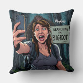 ビグフットサスカッチセルフィー クッション (裏面)