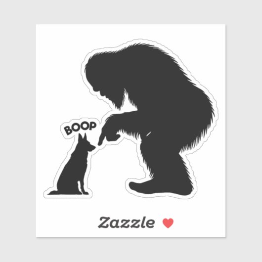 ビグフットサスカッチドイツシェパードブース シール (シート)