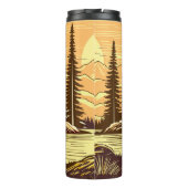 ビグフットサスカッチレトロアート タンブラー (裏面)