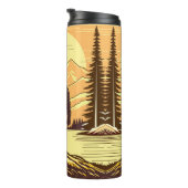 ビグフットサスカッチレトロアート タンブラー (回転右)