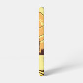 ビグフットサスカッチレトロアーパーソナライズされたト SAMSUNG GALAXYケース (左側面)