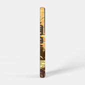 ビグフットサスカッチレトロアーパーソナライズされたト SAMSUNG GALAXYケース (右側面)