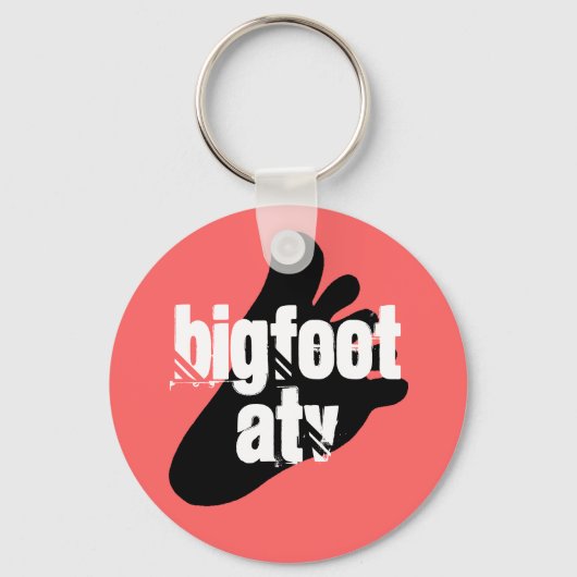 ビグフットサスカッチ足トラックキーチェーンATVビッグ キーホルダー (正面)