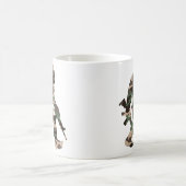 ビグフットサスカッチ迷彩柄 コーヒーマグカップ (中央)