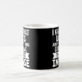 ビグフットサスカッチ迷彩柄 コーヒーマグカップ (中央)