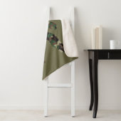 ビグフットサスカッチ迷彩柄 シェルパブランケット (インサイチュ)