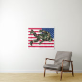 ビグフットサスカッチ迷彩柄 タペストリー (インサイチュ(横))