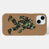 ビグフットサスカッチ迷彩柄 Case-Mate iPhoneケース (裏面 (横))