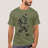 ビグフットサスカッチ迷彩柄 Tシャツ (正面)