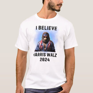 ビグフットサスカッチFOR HARRIS WALZ 2024 Tシャツ