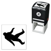 ビグフットシルエットサスカッチスクアッチスクアッチー セルフインキングスタンプ (インサイチュ)