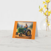 ビグフットトラクター カード (黄色い花)