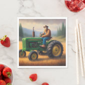 ビグフットトラクター スタンダードランチョンナプキン (インサイチュ)