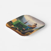 ビグフットトラクター ペーパープレート (傾斜あり)